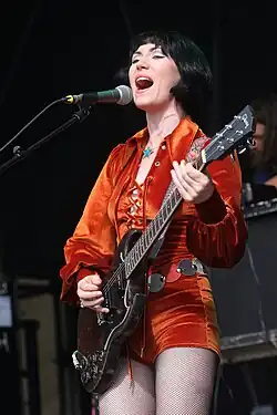 Cunningham performing in 2022