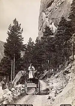 Traveling in Bykle - c. 1885