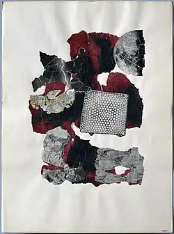 Jiří Kolář, What the Lightning Whistled (September 30, 1961), collage