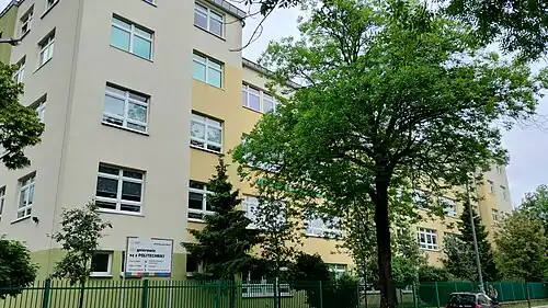 The faculty building today