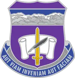 Emblem of the U.S. Army 440th Civil Affairs Battalion of Fort Carson, Colorado
