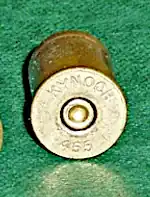 A Kynoch-produced Webley .455 cartridge