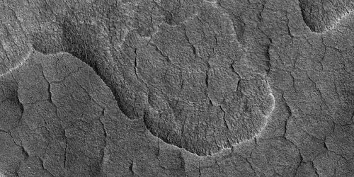 Scalloped terrain, as seen by HiRISE under HiWish program. The location is the Casius quadrangle.