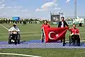 Para archery recurve bow women's medal ceremony