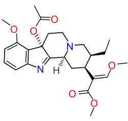 Chemical structure of 7-acetoxymitragynine.