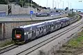 IC3 7005-7405-7205, train 33687, Israel, Haifa, distillation of Hof Ha-Carmel - Bat-Galim