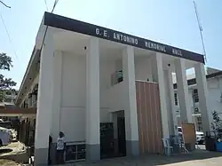 G.E. Antonio Memorial Hall along Gen. Luna Street