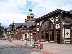 Spa house rebuilt in 1968-1974