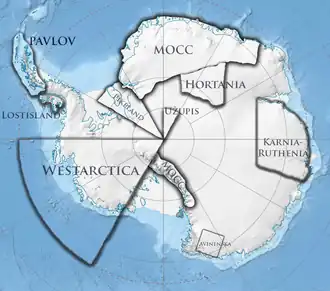 Members of the Antarctic Micronational Union