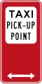 (R5-406) Taxi Pick-up Point (used in New South Wales)