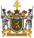 Coat of arms of Aranysarkantyús Vitézi Lovagrend