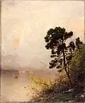 A Glimpse of Lake Champlain by Alexander Helwig Wyant, late 19th century