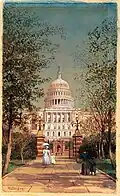 A Stroll by the Capitol by Walter Paris, 1897