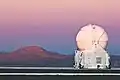 VLT's Auxiliary Telescope (AT) 2 with Cerro Armazones in the background. Credit: ESO/G. Lombardi