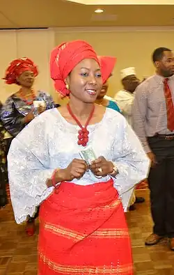 Ìró and Bùbá with gele[181]