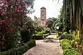 The Andalusian Gardens of the kasbah, looking towards the pavilion of Moulay Ismail