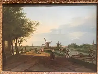 A view of The Hague from Rijswijk circa 1765.