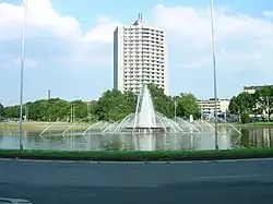 Europaplatz, where Autobahn 544 ends