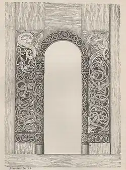 Entrance to the old church (1200-1867)