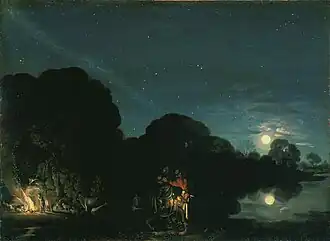 Adam Elsheimer, The Flight into Egypt, 1609
