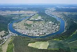 Aerial view of Traben-Trarbach
