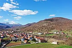 Aerial view of Dobovjani