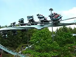 A train navigating the inline twist