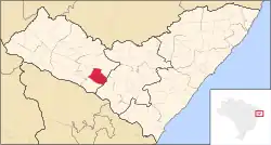 Location of Batalha in the State of Alagoas