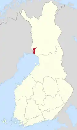Location of Alatornio in Finland