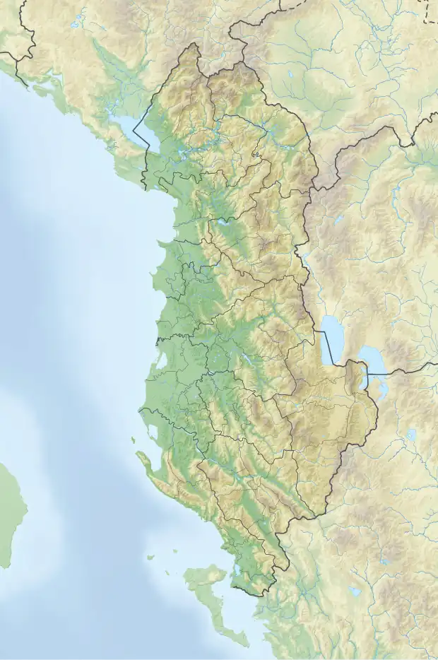 Oricum is located in Albania