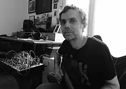 Navarro in his home studio