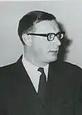 A photograph of Alfred Hilbe in 1965.