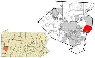 Location in Allegheny County and the U.S. state of Pennsylvania.