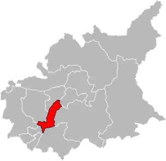 Situation of the canton of Oraison in the department of Alpes-de-Haute-Provence