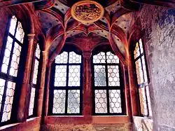 Part of the interior of the Renaissance palace