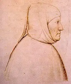 Portrait by Altichiero, c. 1370–1380