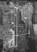 Satellite image of Altus AFB, February 17, 1995