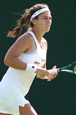Carol Meligeni at Wimbledon 2022
