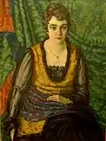 "Portrait of Alvine Käppa'', 1919, Oil on canvas, Enn Kunila art collection