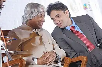 Amitabh Shah with Former Indian President