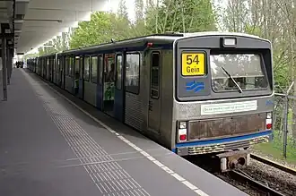 A former LHB M2 train in Gein station (2010)