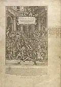 An anatomical dissection being carried out by Andreas Vesalius, 1543