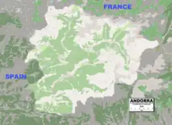 Image 12Enlargeable, detailed map of Andorra (from Geography of Andorra)