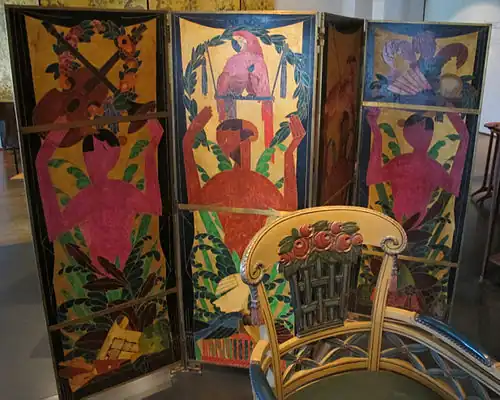 Paravent Les Faunes (c. 1920), by the Compagnie des Arts Francais, Musée des Arts Décoratifs, Paris