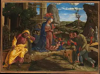 Adoration of the Shepherds, Mantegna