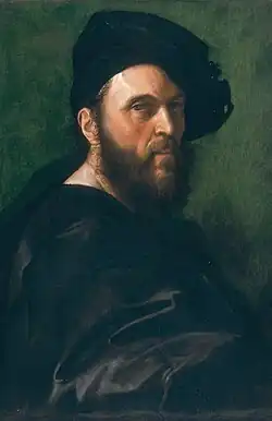 1516 painted portrait of Andrea Navagero by Raphael