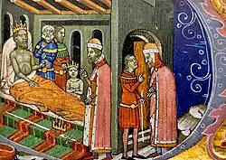 Béla chooses the sword