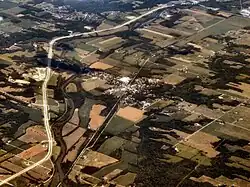 Andrews from the air, looking northeast.