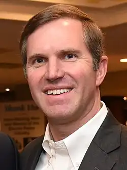 63rd Governor of Kentucky Andy Beshear (BA, 2000)