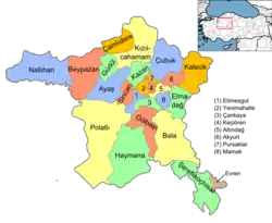 Districts of Ankara